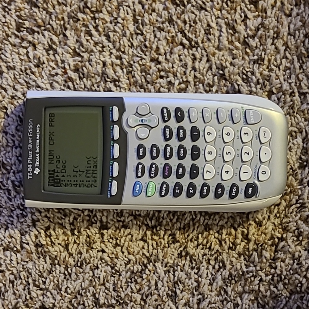 TEXAS INSTRUMENT TI-84 SILVER EDITION GRAPHIC CALCULATOR